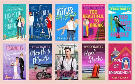 Tessa bailey - AN INSTANT NEW YORK TIMES BESTSELLER. From Tessa Bailey — #1 New York Times bestselling author, TikTok favorite, and "the Michelangelo of dirty talk" (Entertainment Weekly) — comes a spicy small town rom-com about a grumpy professor and the bubbly neighbor he clashes with at every turn.... Hallie Welch fell hard for Julian Vos at …